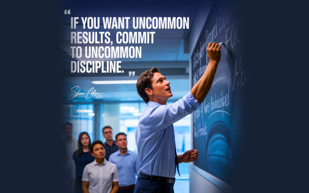 Achieve Uncommon Results Through Uncommon Discipline Today