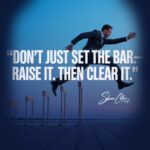 Don't just set the bar quote banner