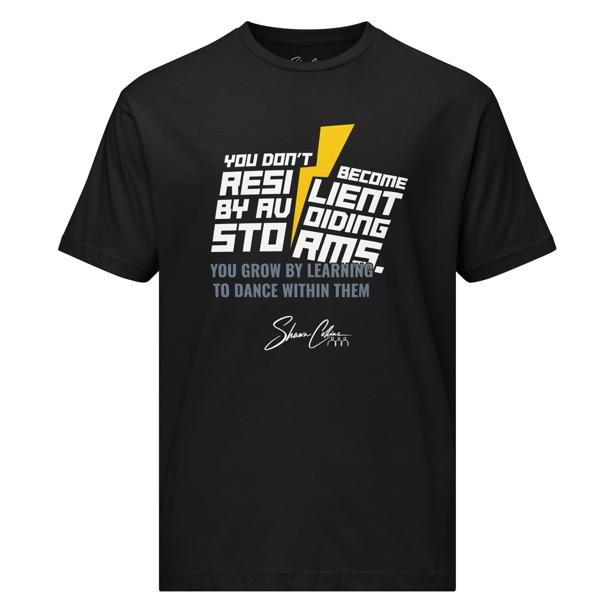 Shawn Collins DANCE WITHIN STORMS Unisex Fine Jersey Tee