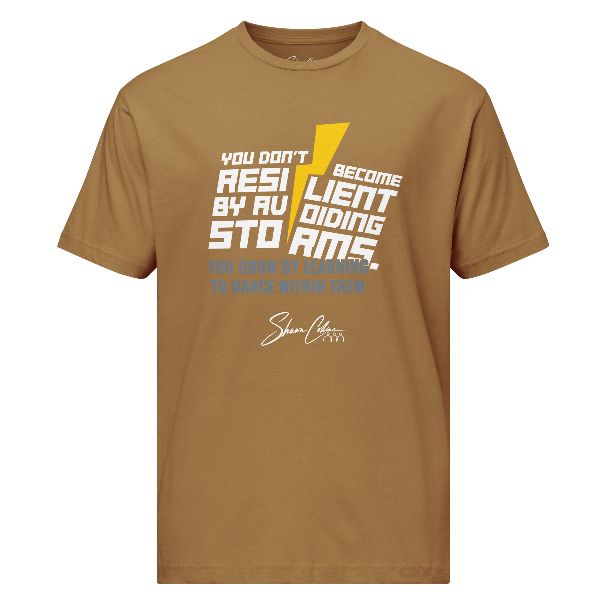 Shawn Collins DANCE WITHIN STORMS Unisex Fine Jersey Tee - Image 3