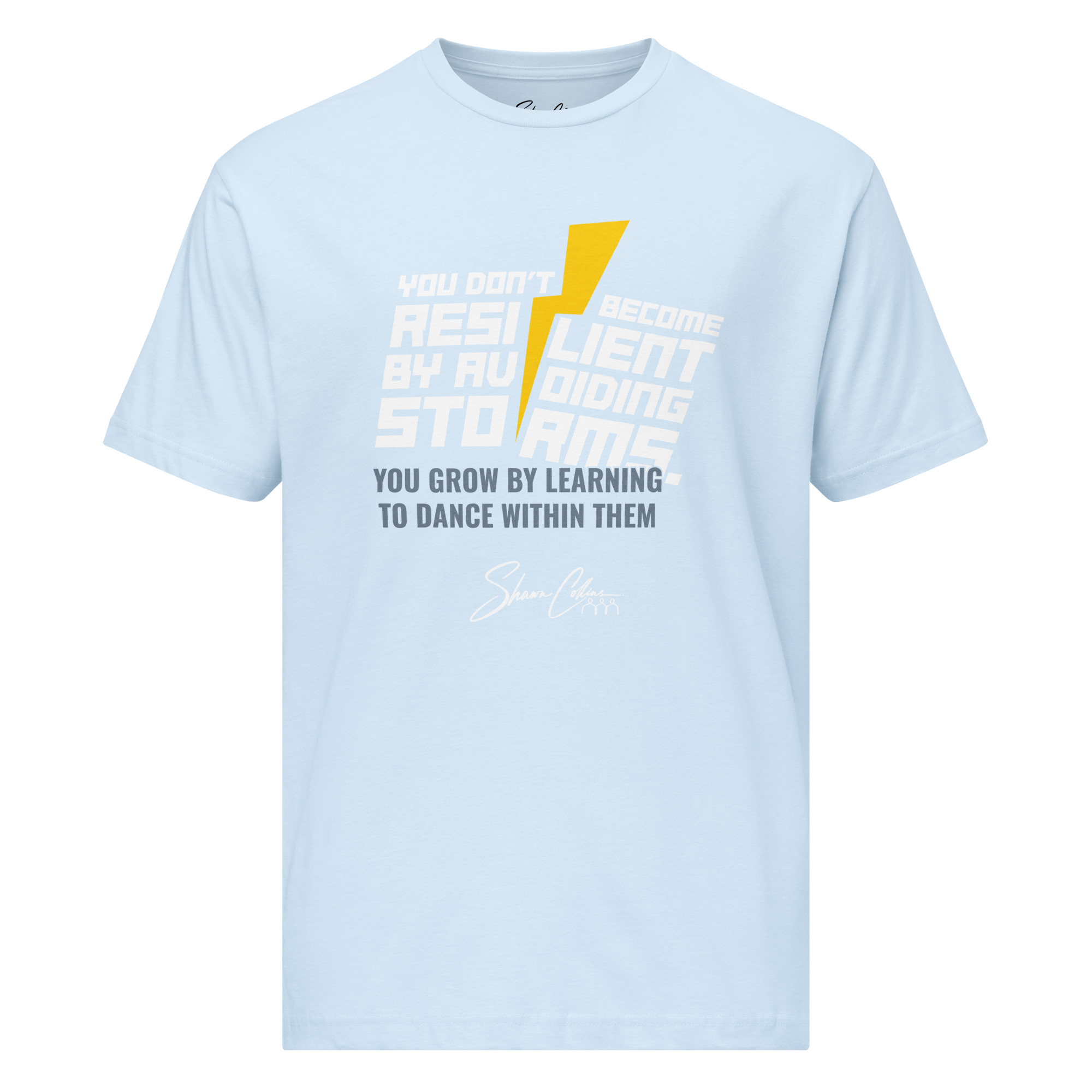 Shawn Collins DANCE WITHIN STORMS Unisex Fine Jersey Tee - Image 5