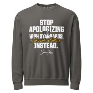 Shawn Collins ELEVATE OTHERS Unisex Garment-dyed Fleece Crewneck Sweatshirt