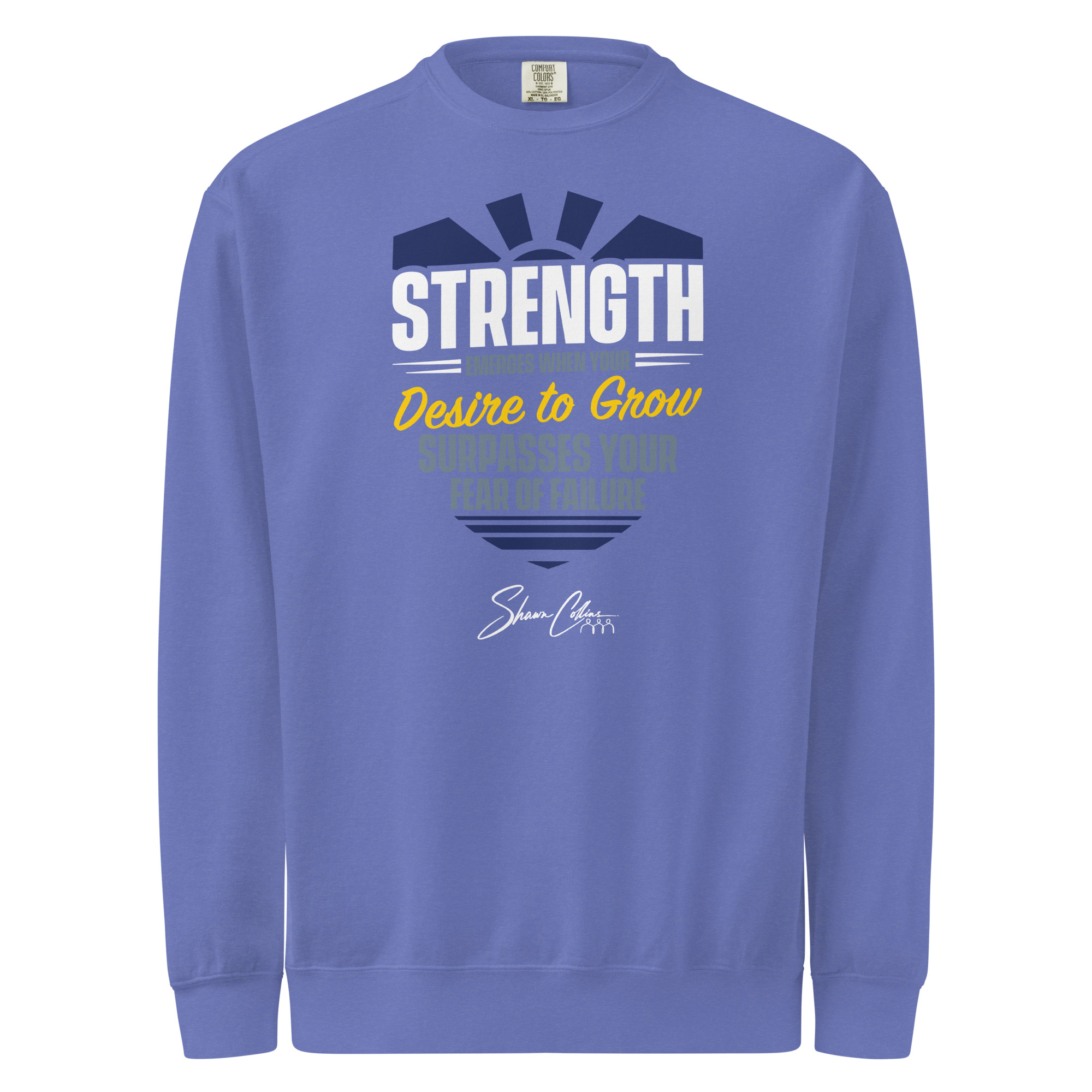 Shawn Collins DESIRE TO GROW Unisex Garment-dyed Sweatshirt - Image 5