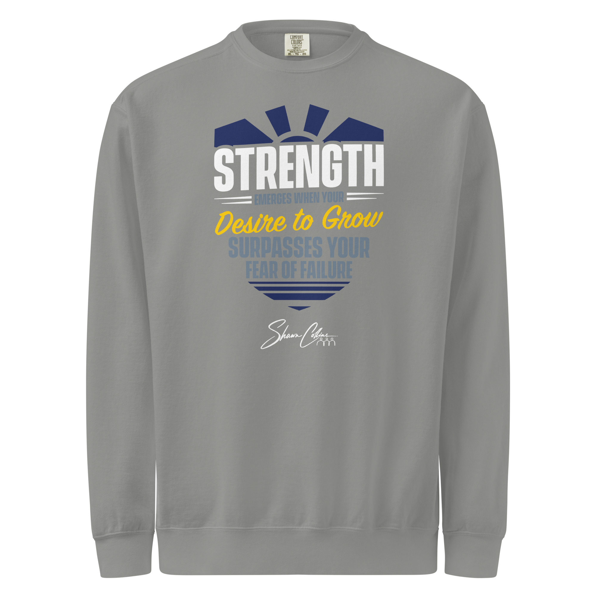 Shawn Collins DESIRE TO GROW Unisex Garment-dyed Sweatshirt - Image 9