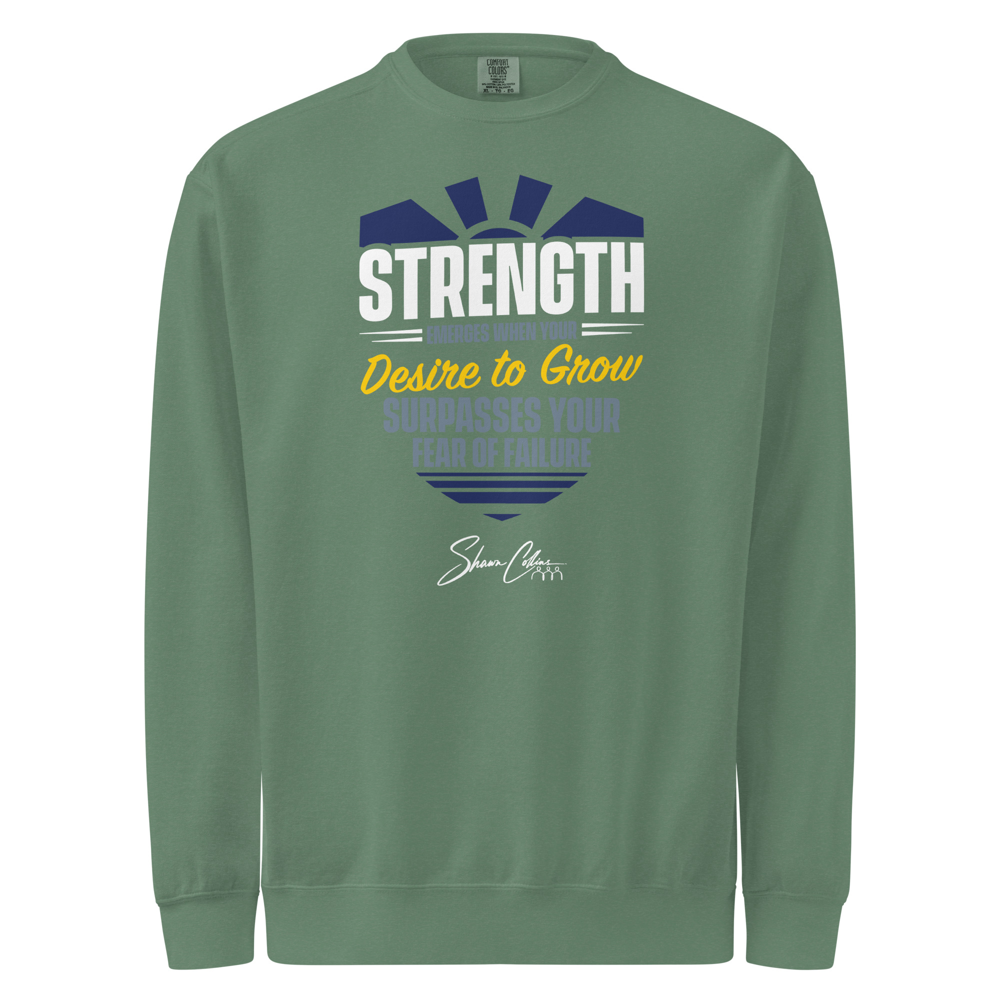 Shawn Collins DESIRE TO GROW Unisex Garment-dyed Sweatshirt - Image 6