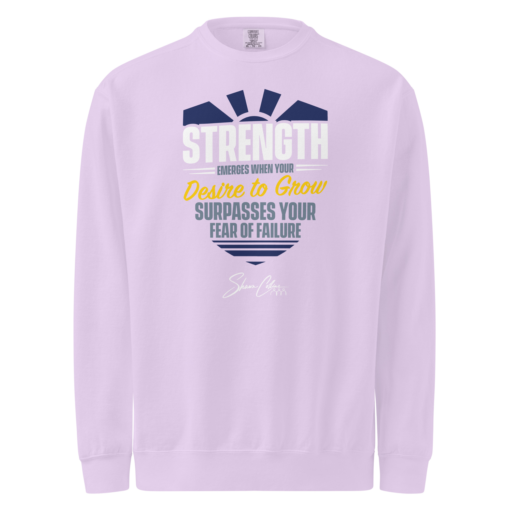 Shawn Collins DESIRE TO GROW Unisex Garment-dyed Sweatshirt - Image 12