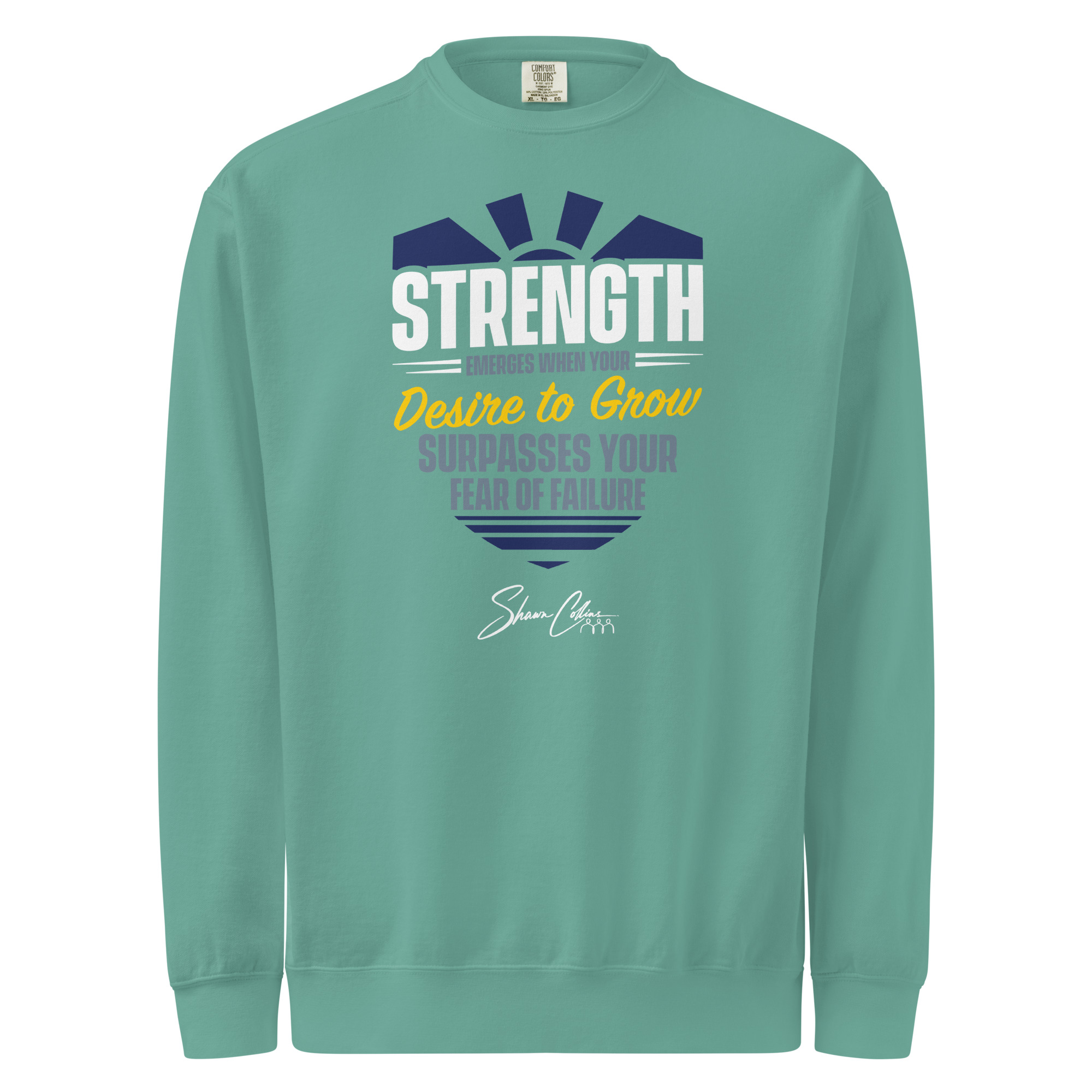 Shawn Collins DESIRE TO GROW Unisex Garment-dyed Sweatshirt - Image 11