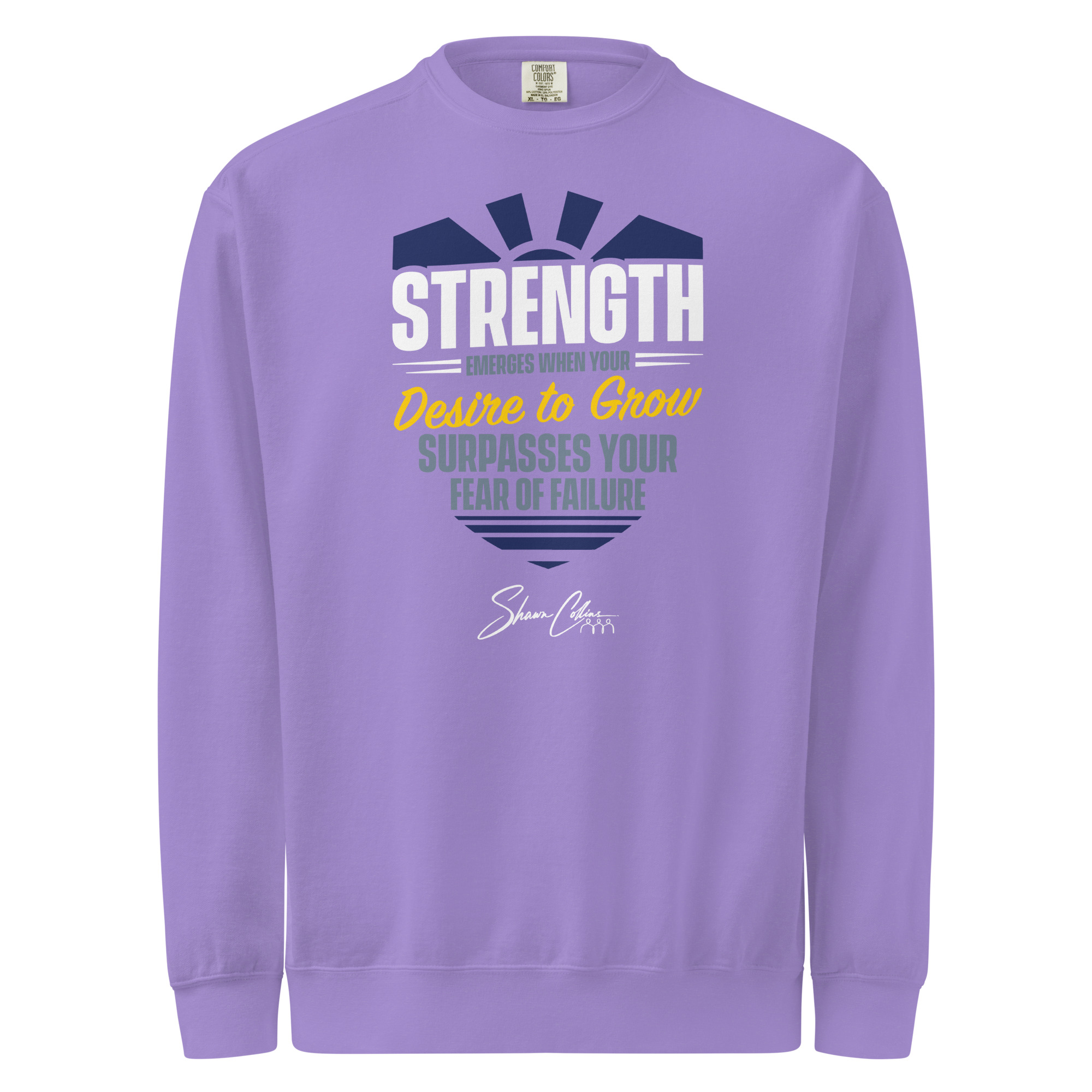 Shawn Collins DESIRE TO GROW Unisex Garment-dyed Sweatshirt - Image 10