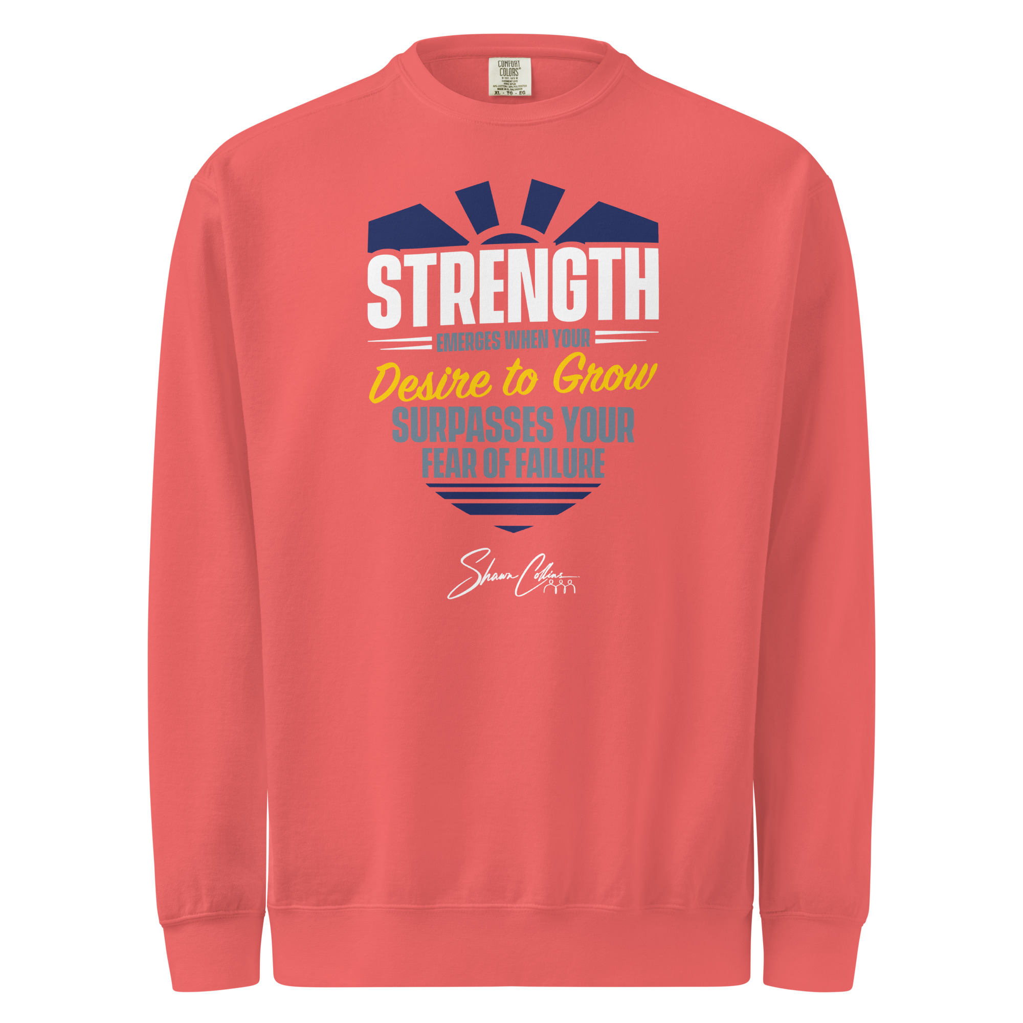 Shawn Collins DESIRE TO GROW Unisex Garment-dyed Sweatshirt - Image 8