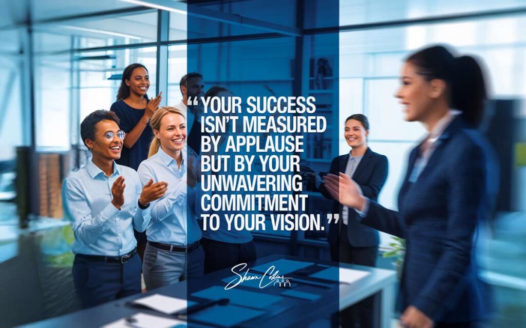 Your success isn't measured... quote banner