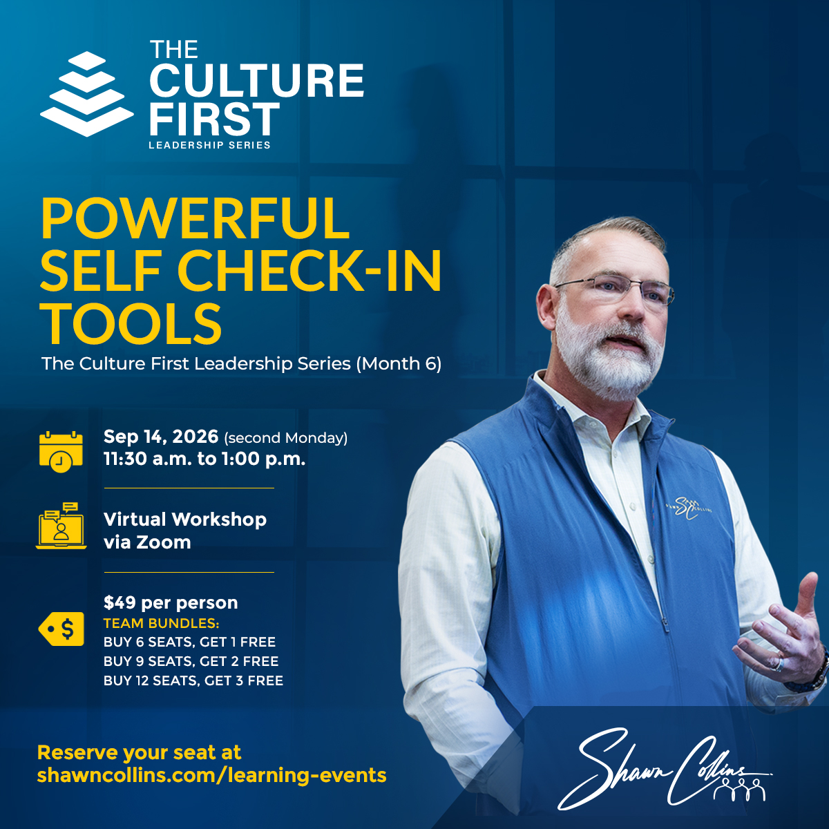 Workshop: Powerful Self Check-In Tools | Leadership Series - Shawn Collins